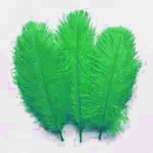 Ostrich Feather Plume - GREEN